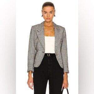 SMYTHE Shrunken 90's Blazer Size Large Luxury Designer Classic